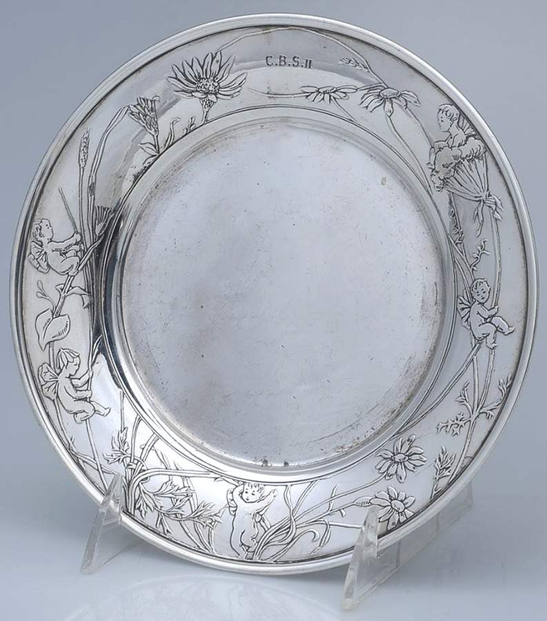 17285 (Sterling, Hollowware) Underplate for Child's Porringer by Tiffany & CO SILVER-1