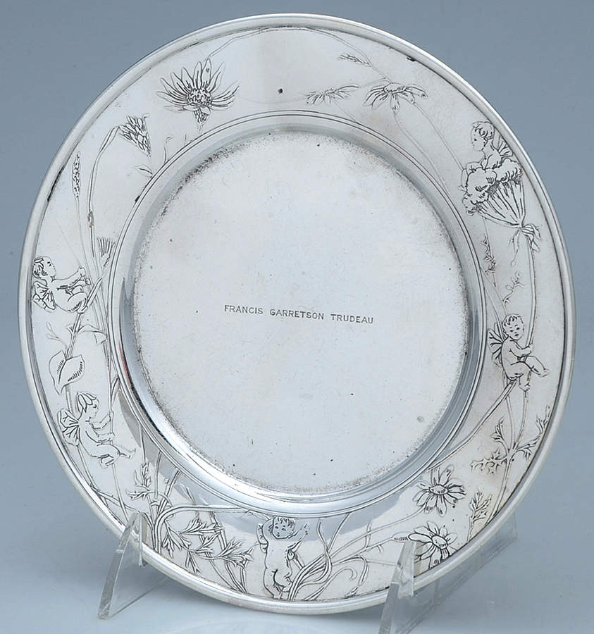 17285 (Sterling, Hollowware) Underplate for Child's Porringer by Tiffany & CO SILVER-1