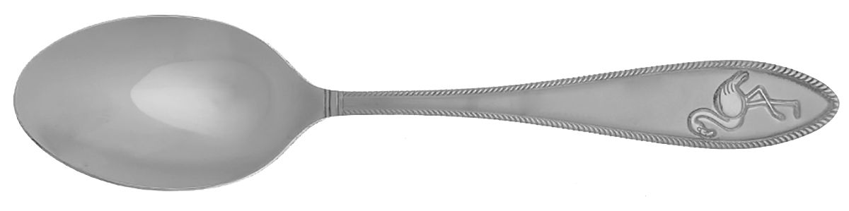 Flamingo (Stainless) Place/Oval Soup Spoon by Towle Silver-1