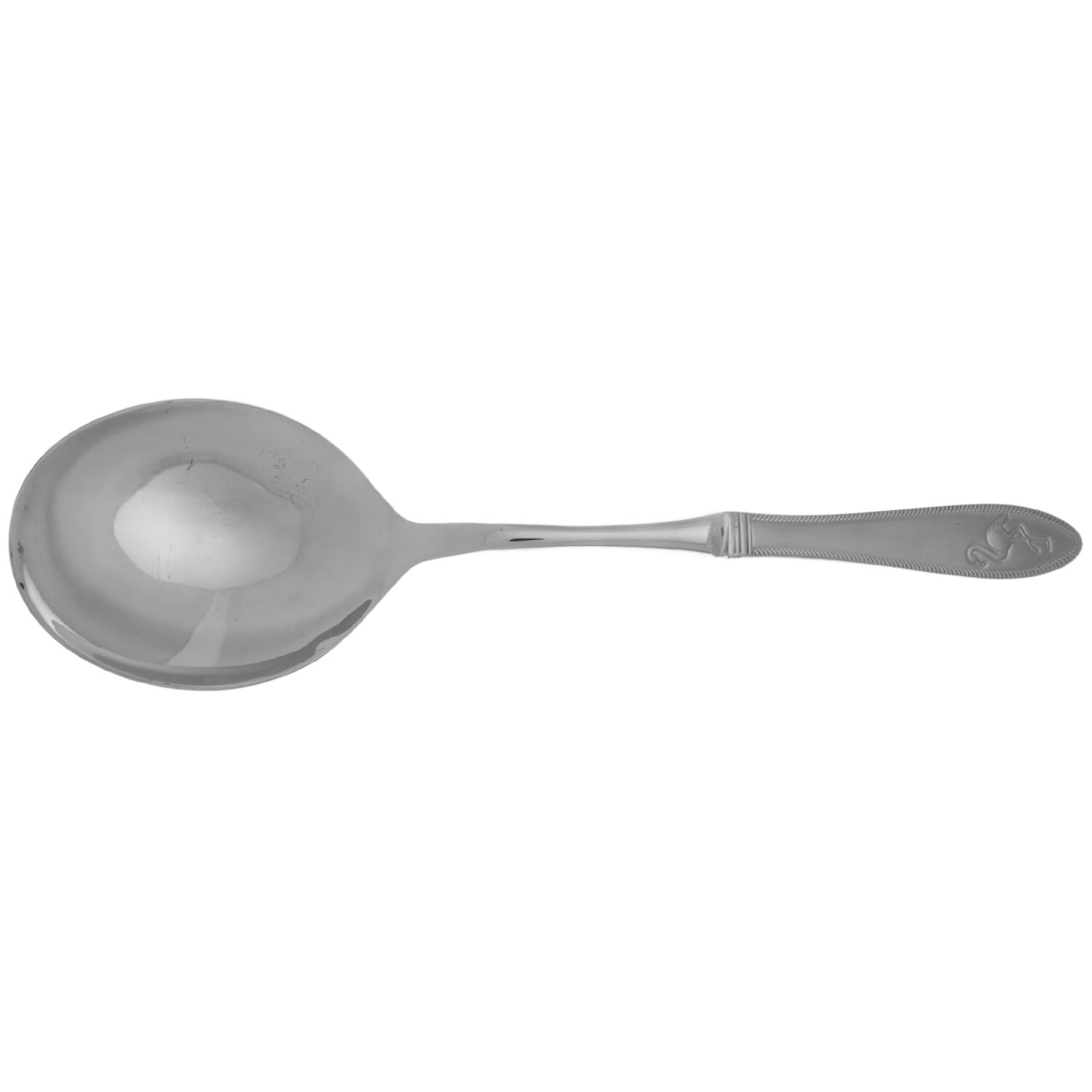 Flamingo (Stainless) Casserole Spoon with Smooth Stainless Bowl HC by Towle Silver-1