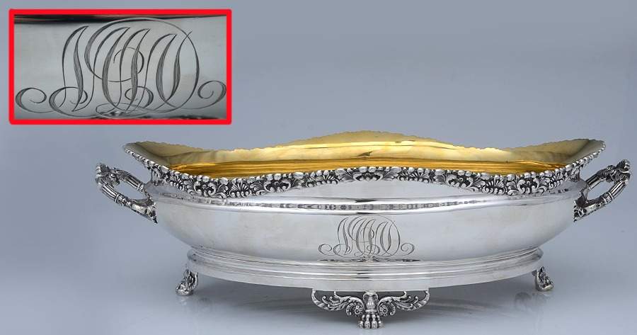 4321 (Sterling, Hollowware) 15" Handled Oval Footed Centerpiece by Tiffany & CO SILVER-1