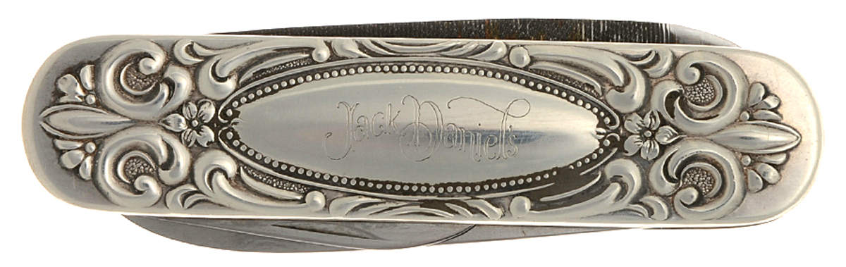 Jack Daniels (Sterling, Hollowware) 3" Pocket Knife by Towle Silver-1