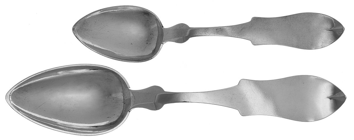 Coin Silver Flatware 2 Piece Set (Des & Tas) by Thomas J. Shepard Sr-1