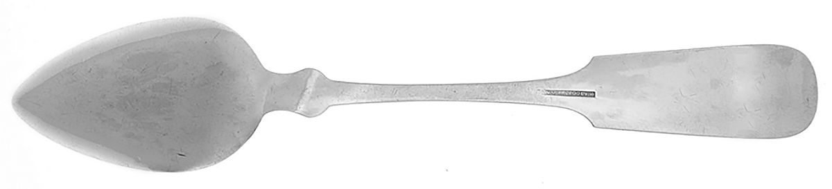 Coin Silver Flatware Tablespoon (Serving Spoon) by Tanner and Cooley-2