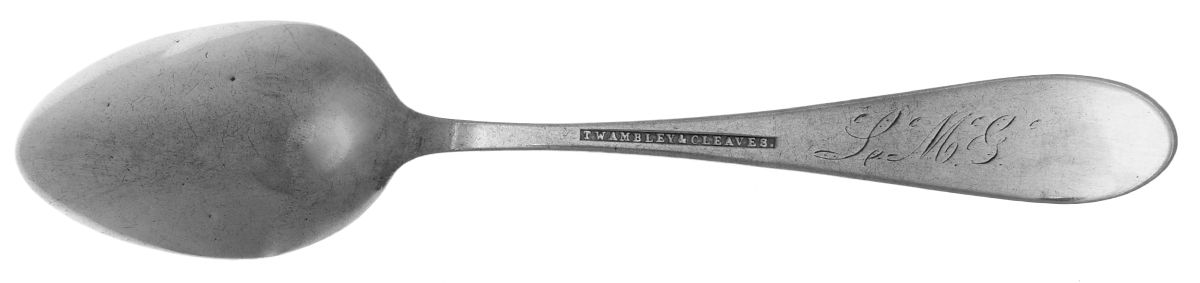 Coin Silver Flatware Teaspoon by Twambley and Cleaves-2
