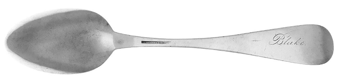 Coin Silver Flatware Tablespoon (Serving Spoon) by Tompkins and Morris-2