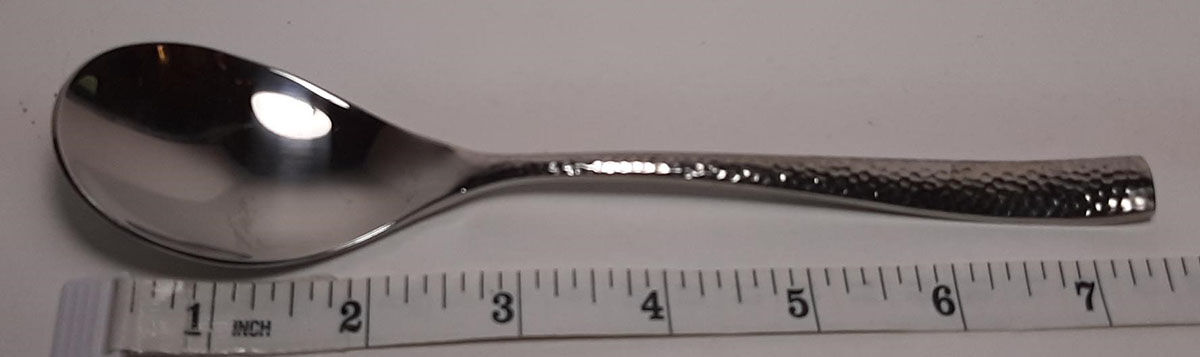 Carita (Stainless) Place/Oval Soup Spoon by Towle Silver-1