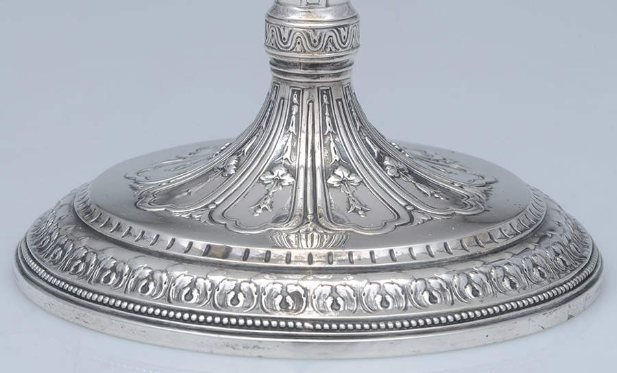 18723 (Sterling, Hollowware) Pair of Weighted Candlesticks with Bobeche by Tiffany & CO SILVER-2