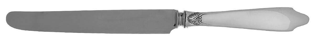 Clinton Engraved Back (Sterling) New French Hollow Knife with Bolster by Tiffany & CO SILVER-1