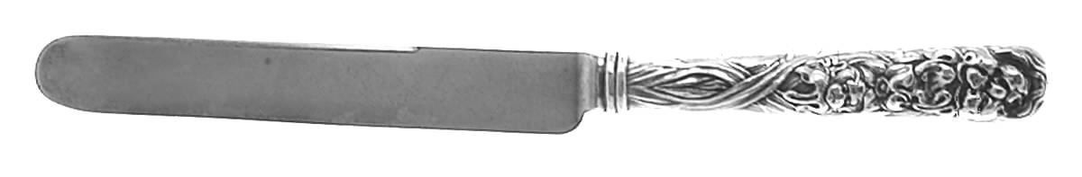 Cupid's Nosegay (Sterling, 1904) Youth/Tea Knife with Silverplate Blade by Unger Brothers-1