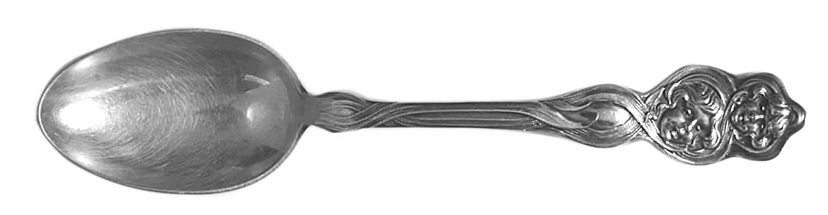 Cupid Sunbeams (Sterling, 1904) Teaspoon by Unger Brothers-1