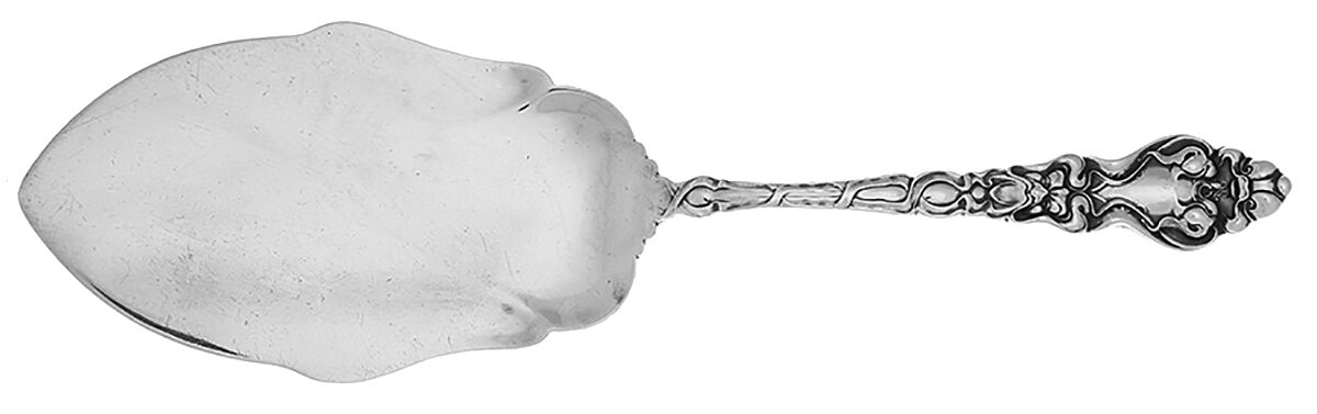 Douvaine (Sterling, 1890) Large Solid Pie Knife by Unger Brothers-1