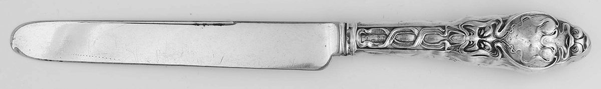 Douvaine (Sterling, 1890) Old French Hollow Knife with Bolster by Unger Brothers-1