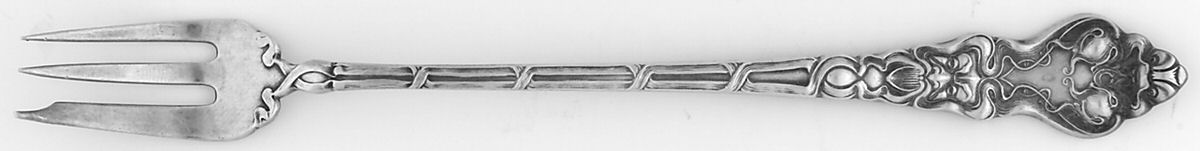 Douvaine (Sterling, 1890) Cocktail/Seafood Fork by Unger Brothers-1