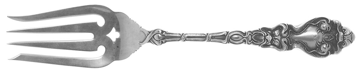 Douvaine (Sterling, 1890) Individual Salad Fork by Unger Brothers-1