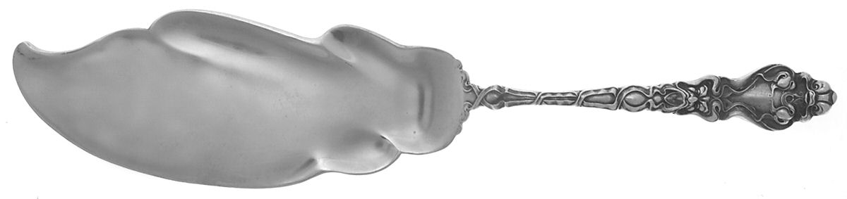 Douvaine (Sterling, 1890) Large Solid Fish Serving Knife by Unger Brothers-1