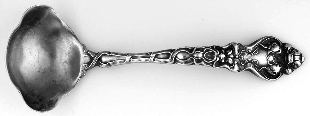 Douvaine (Sterling, 1890) Ladle-Cream/Solid Piece-Small by Unger Brothers-1