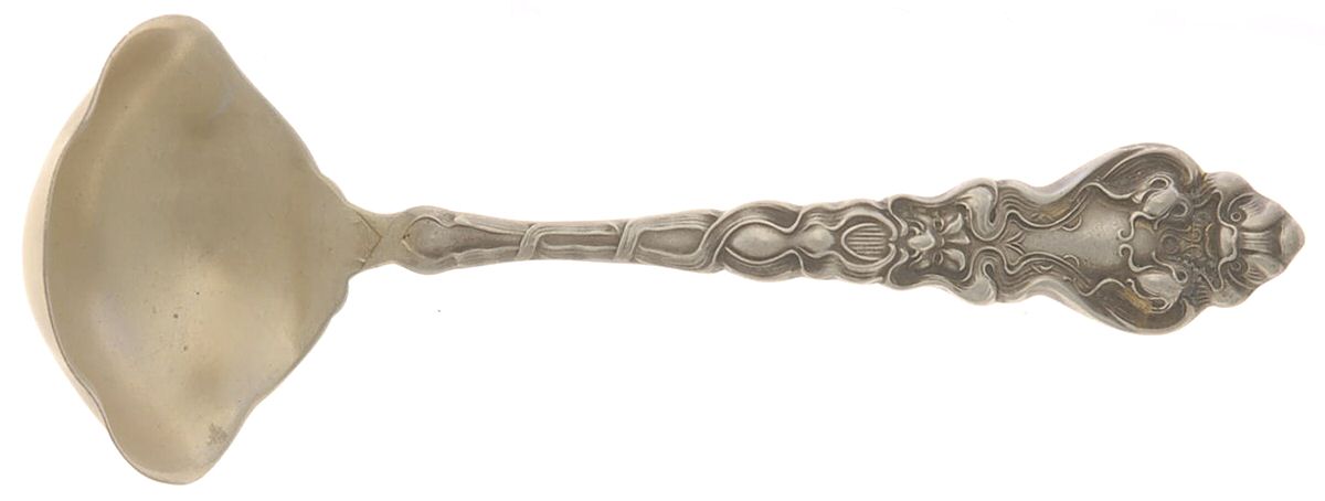 Douvaine (Sterling, 1890) Ladle-Cream/Solid Piece-Small by Unger Brothers-1