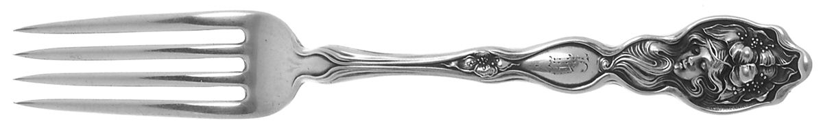 Evangeline (Sterling, 1904) Monogram Fork by Unger Brothers-1