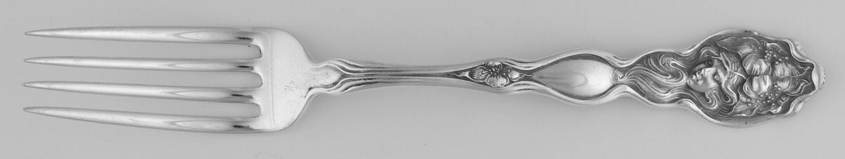 Evangeline (Sterling, 1904) Fork by Unger Brothers-1