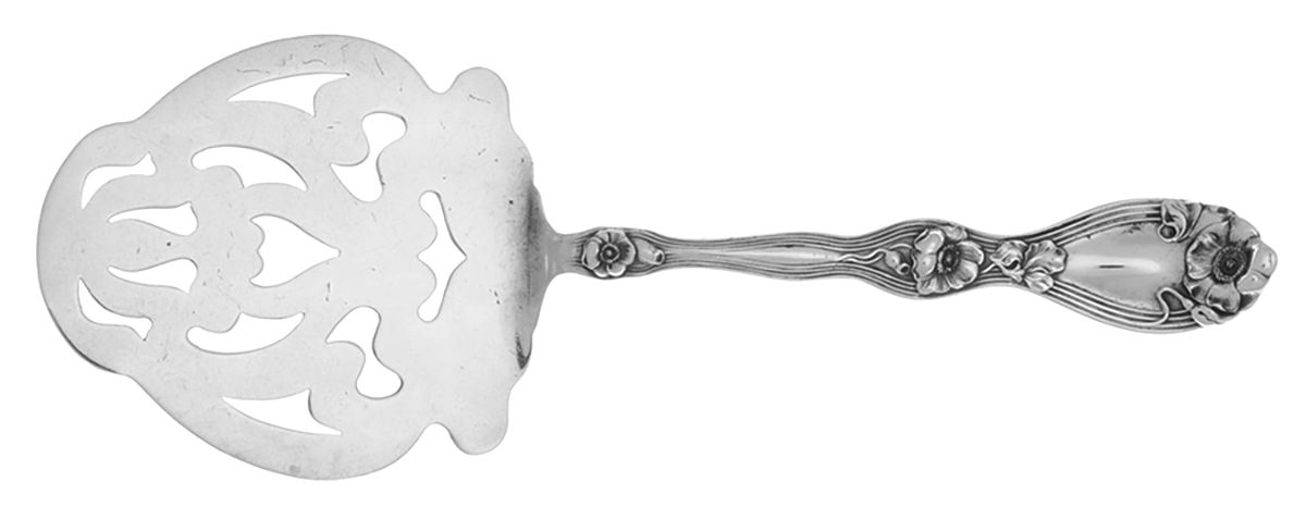 La Fleurette (Sterling, 1904) Large Cucumber Server by Unger Brothers-1