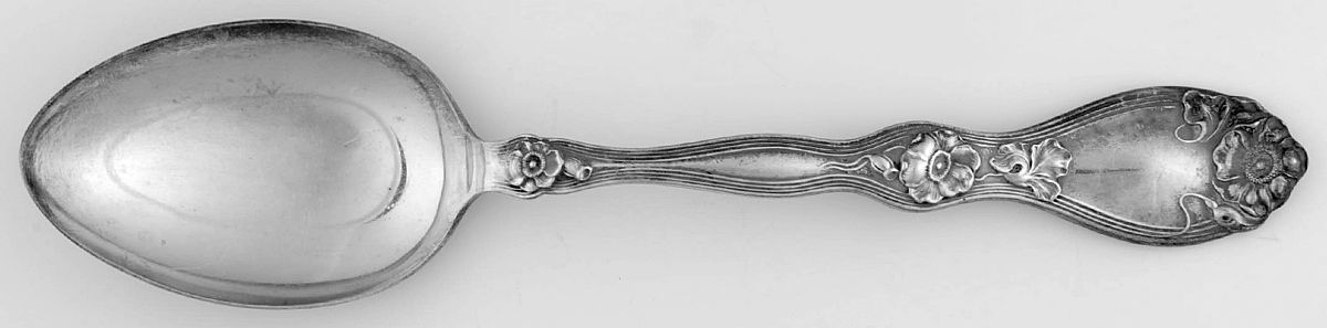 La Fleurette (Sterling, 1904) Tablespoon (Serving Spoon) by Unger Brothers-1