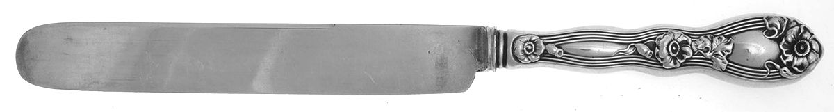 La Fleurette (Sterling, 1904) Old French Hollow Knife with Bolster by Unger Brothers-1