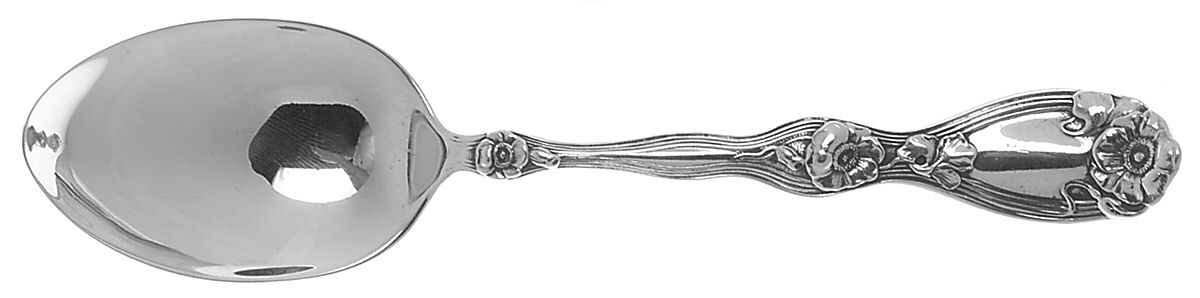 La Fleurette (Sterling, 1904) Dessert/Oval Soup Spoon by Unger Brothers-1