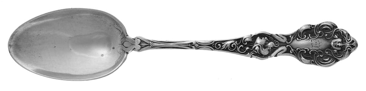 Les Circes (Sterling, 1904) Monogram Teaspoon by Unger Brothers-1
