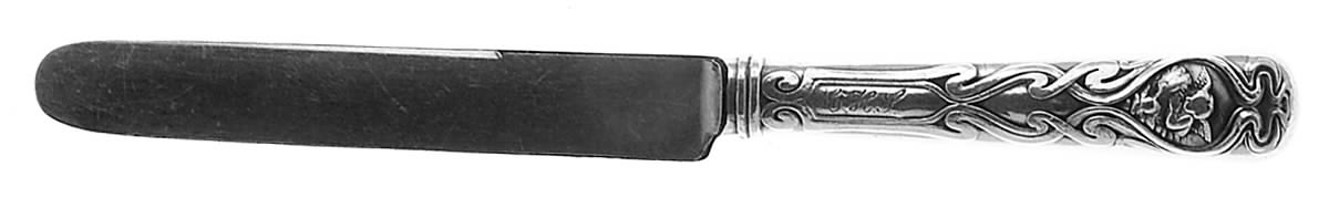 Loves Dream (Sterling, 1904) Youth/Tea Knife with Stainless Blade by Unger Brothers-1