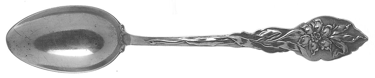 Narcissus (Sterling, 1890, No Monograms) Teaspoon by Unger Brothers-1
