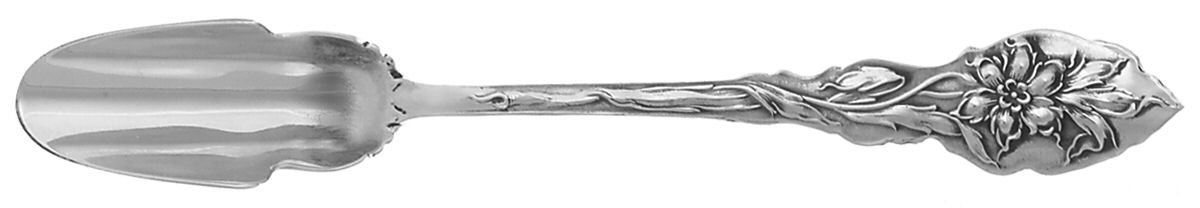 Narcissus (Sterling, 1890, No Monograms) Solid Cheese Scoop by Unger Brothers-1