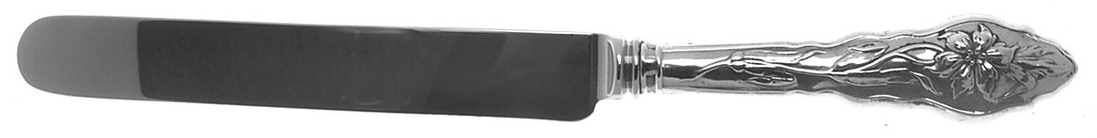 Narcissus (Sterling, 1890, No Monograms) Blunt Hollow Knife by Unger Brothers-1