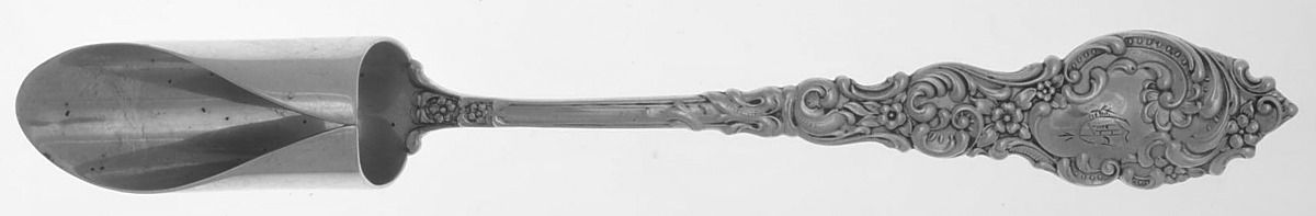 Passaic (Sterling, 1900) Solid Large Cheese Scoop by Unger Brothers-1