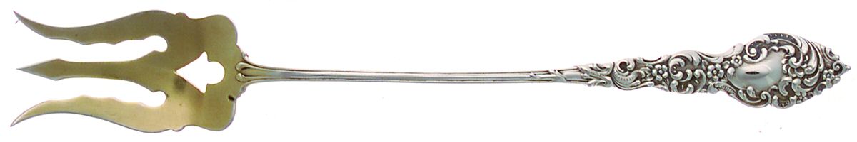 Passaic (Sterling, 1900) Large Lettuce Serving Fork by Unger Brothers-1