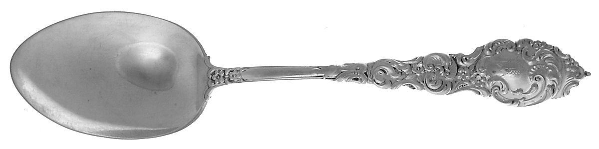 Passaic (Sterling, 1900) Spoon-Dessert/Oval Soup by Unger Brothers-1