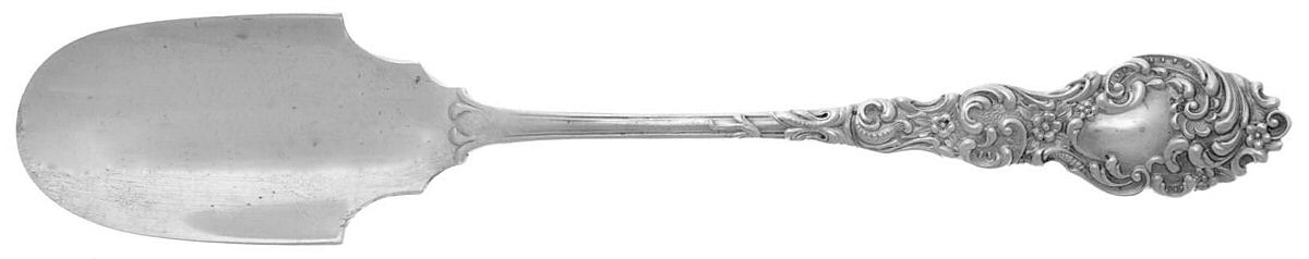 Passaic (Sterling, 1900) Solid Medium Cheese Scoop by Unger Brothers-1
