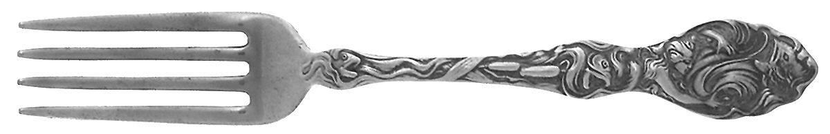 The Wave (Sterling, 1904) Fork by Unger Brothers-1