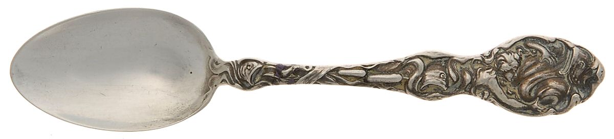 The Wave (Sterling, 1904) Teaspoon by Unger Brothers-1