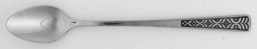 Alhambra (Stainless) Iced Tea Spoon by Unknown Mfg Silver-1