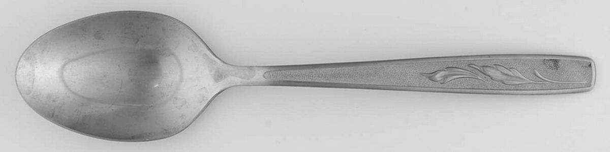 Avonrose (Stainless) Place/Oval Soup Spoon by Unknown Mfg Silver-1