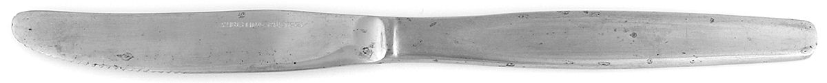 Christina (Stainless) Modern Solid Knife by Unknown Mfg Silver-1