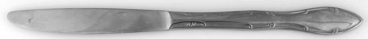 Continental (Stainless) Modern Solid Knife by Unknown Mfg Silver-1