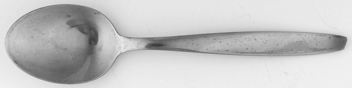 Crestmark (Stainless) Place/Oval Soup Spoon by Unknown Mfg Silver-1