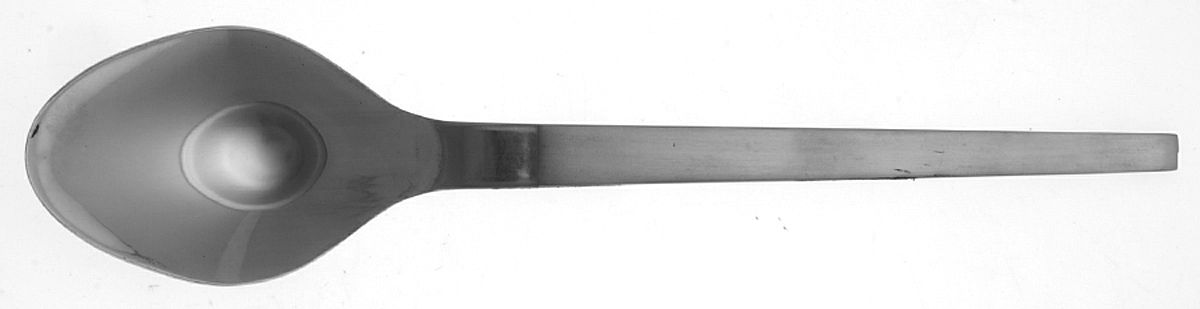 Danish Flair (Stainless) Place/Oval Soup Spoon by Unknown Mfg Silver-1
