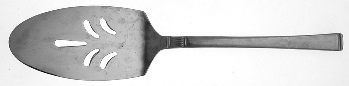Doric (Stainless) Pierced All Stainless Pie Server by Unknown Mfg Silver-1