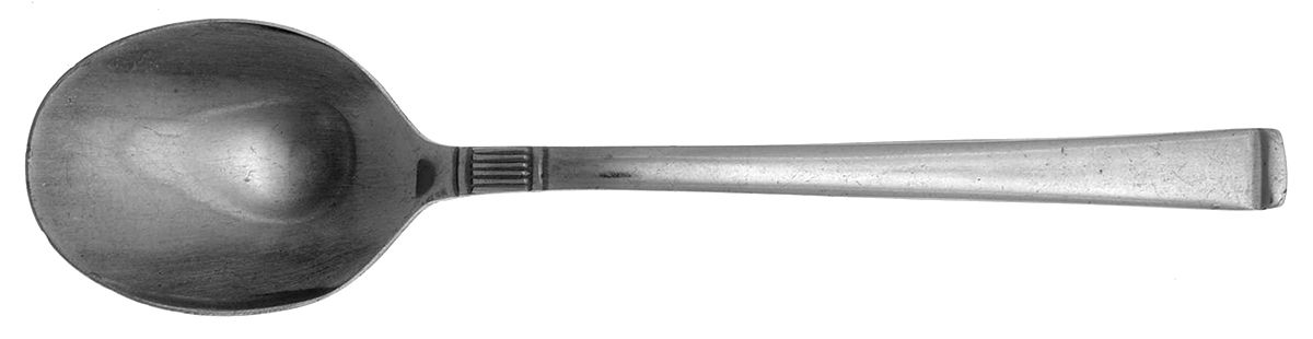 Doric (Stainless) Sugar Spoon by Unknown Mfg Silver-1