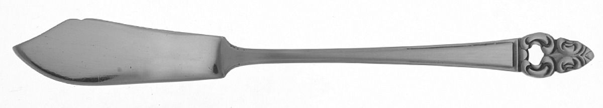 Erica (Stainless) Flat Handle Master Butter Knife by Unknown Mfg Silver-1