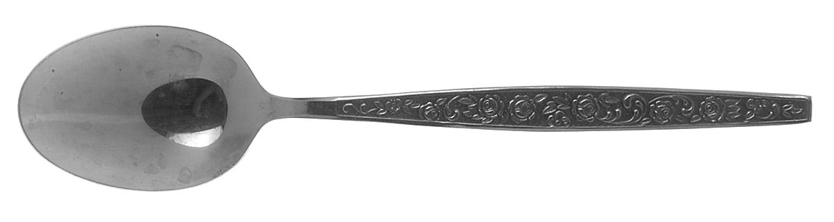 Granada Rose (Stainless) Tablespoon (Serving Spoon) by Unknown Mfg Silver-1