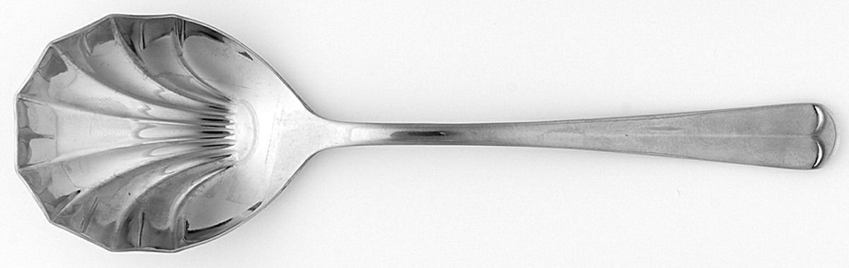 Gran Royale (Stainless) Solid Shell Casserole Spoon by Unknown Mfg Silver-1